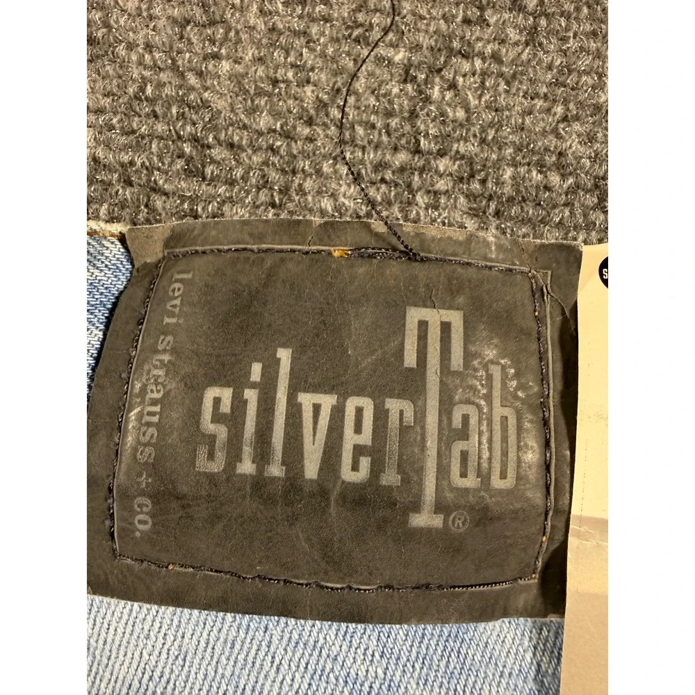 Vintage Levis SilverTab Baggy‎ Jeans 36x32 Deadstock Made USA 90s Skater Y2K NWT
